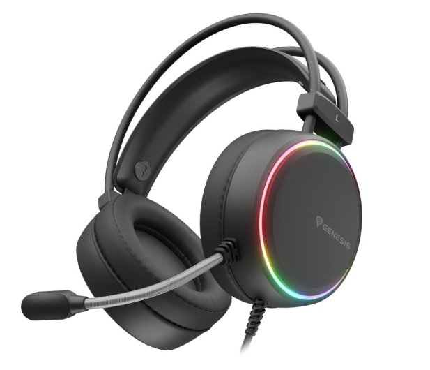 Genesis Neon 613 RGB czarne NSG-2092 - 1212997 - zdjęcie 4